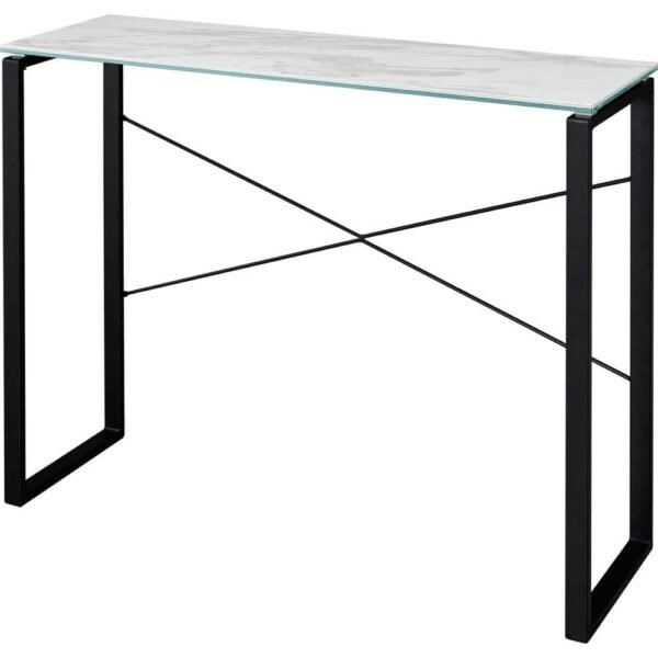 2110100009679_01 岩板 陶板桌 CERAL2 120 WH/BK(EC)