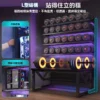 高度自定洞洞板層架+電腦桌洞洞板電腦桌 電玩桌 電競桌 辦公桌 遊戲桌